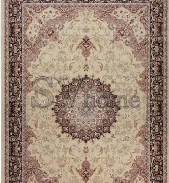 Високощільний килим Royal Esfahan 3403A Cream-Brown - высокое качество по лучшей цене в Украине.